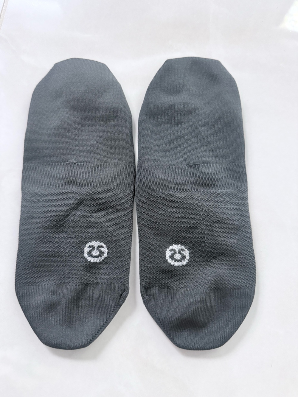 Lululemon no-show stretchy sticky back socks unisex W 10/11 M 8/9